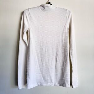 Athleta Flurry Scuba Long Sleeve Hoodie Pullover‎ Running Shirt White Size XS